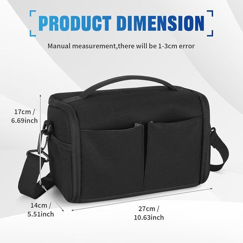 BAIGIO Water Resistant Camera Case bag, Camera Insert Bag, Foldable Camera Inner Case Bag, Professional for DSLR/SLR Mirrorless Camera Bag Compatible with Sony Canon & Nikon in Kuwait