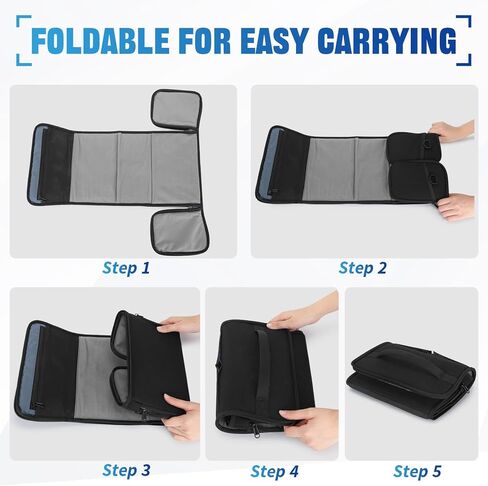 BAIGIO Water Resistant Camera Case bag, Camera Insert Bag, Foldable Camera Inner Case Bag, Professional for DSLR/SLR Mirrorless Camera Bag Compatible with Sony Canon & Nikon in Kuwait