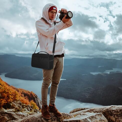 BAIGIO Water Resistant Camera Case bag, Camera Insert Bag, Foldable Camera Inner Case Bag, Professional for DSLR/SLR Mirrorless Camera Bag Compatible with Sony Canon & Nikon in Kuwait