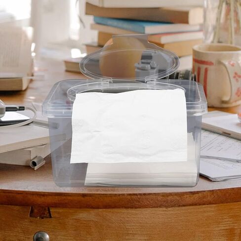 SEWACC 2pcs Baby Wipes Dispenser Wipe Holder for Baby and Adult Refillable Wipe Container Baby Wipes Case for Bathroom Keeps Wipes Fresh in Saudi Arabia