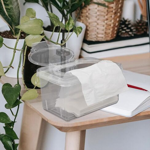 SEWACC 2pcs Baby Wipes Dispenser Wipe Holder for Baby and Adult Refillable Wipe Container Baby Wipes Case for Bathroom Keeps Wipes Fresh in Saudi Arabia