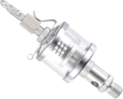 Needle Valve Type Oil Cup, | M8x1 Thread 16ml | Carbon Steel Plating Oil Dispenser Lathe Machine Power Accessories - (Applications: for Industrial Lubrication), 1-Piece in Saudi Arabia