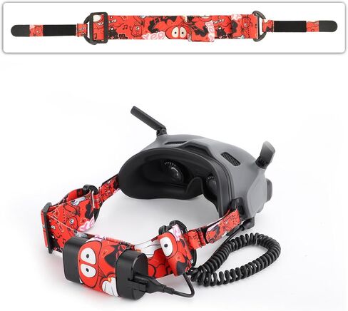 CAPART Head Strap Band for DJI Avata Goggles 2 and DJI FPV Goggles V2, Head Strap with Battery Pocket (Camo) in Saudi Arabia