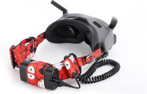 CAPART Head Strap Band for DJI Avata Goggles 2 and DJI FPV Goggles V2, Head Strap with Battery Pocket (Camo) in Saudi Arabia