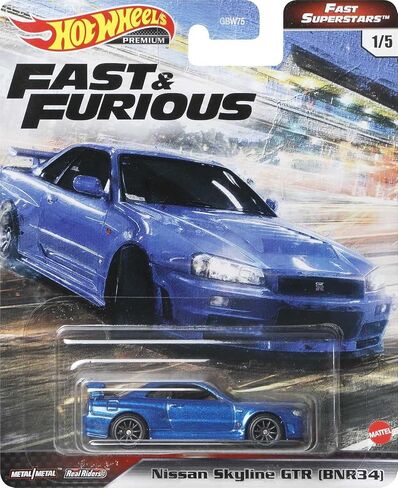 Hot Wheels Fast & Furious Collection of 1:64 Scale Vehicles from The Fast Film Franchise, Modern & Classic Cars, Great Gift for Collectors & Fans of The Movies in Saudi Arabia