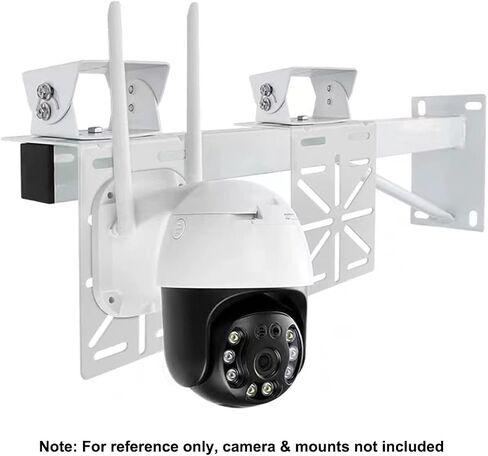 L Security Camera Mount Bracket, Adjustable Universal Camera Wall Mounting Bracket for CCTV Surveillance Cameras/IP Cameras/Dome Camera with J Shape Mount (L-Shapped Mount) in Kuwait