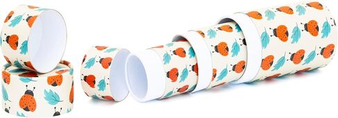 Fozy Buds Floral Round Gift Boxes With Lids, Set of 3 Gift Box, Assorted Sizes Nesting Gift Boxes for Presents Birthday Bridesmaid Wedding Valentines Christmas Part, Paperboard Storage Tubes in Saudi Arabia