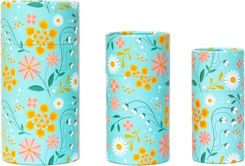 Fozy Buds Floral Round Gift Boxes With Lids, Set of 3 Gift Box, Assorted Sizes Nesting Gift Boxes for Presents Birthday Bridesmaid Wedding Valentines Christmas Part, Paperboard Storage Tubes in Saudi Arabia