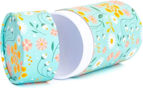 Fozy Buds Floral Round Gift Boxes With Lids, Set of 3 Gift Box, Assorted Sizes Nesting Gift Boxes for Presents Birthday Bridesmaid Wedding Valentines Christmas Part, Paperboard Storage Tubes in Saudi Arabia