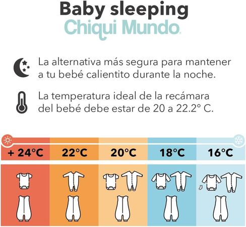 CHIQUI MUNDO Baby Sleep N' Soft Sleeping Bag Wearable Blanket… in Saudi Arabia