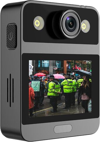 كاميرا الجسم SJCAM A20 4K مسجل فيديو محمول مع EIS 2.33 بوصة تعمل باللمس وكاميرا أمان يمكن ارتداؤها 7-10 ساعات عمر البطارية، لإنفاذ القانون، والحراسة، والمنزل، والخارج، والسفر، والتخييم، وركوب الدراجات in Kuwait