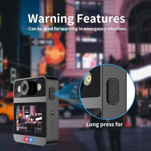 كاميرا الجسم SJCAM A20 4K مسجل فيديو محمول مع EIS 2.33 بوصة تعمل باللمس وكاميرا أمان يمكن ارتداؤها 7-10 ساعات عمر البطارية، لإنفاذ القانون، والحراسة، والمنزل، والخارج، والسفر، والتخييم، وركوب الدراجات in Kuwait