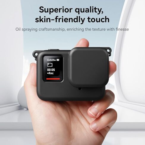 TELESIN Silicone Case Frame Housing Cage Protective Sleeve with Lens Cover Cap for Insta360 Ace Pro Insta 360 Camera Mount Accessories (for Insta360 Ace Pro) in Saudi Arabia