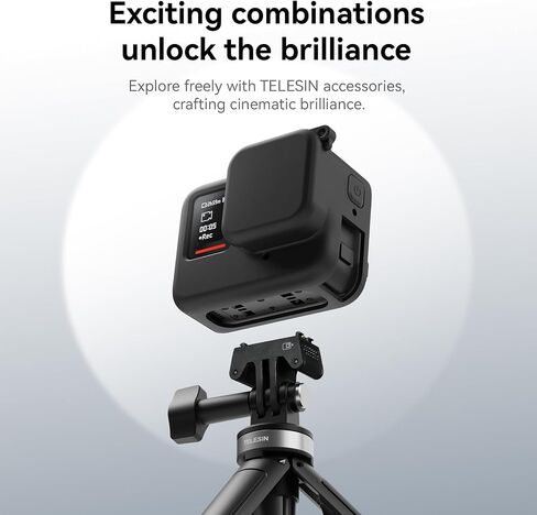 TELESIN Silicone Case Frame Housing Cage Protective Sleeve with Lens Cover Cap for Insta360 Ace Pro Insta 360 Camera Mount Accessories (for Insta360 Ace Pro) in Saudi Arabia