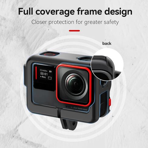 TELESIN غطاء حماية من السيليكون بإطار قفصي مع غطاء غطاء للعدسات لملحقات تثبيت الكاميرا Insta360 Ace Pro Insta 360 (لـ Insta360 Ace Pro) in Saudi Arabia