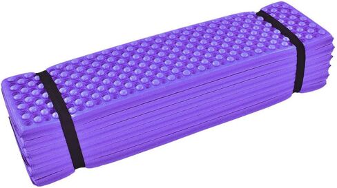VGEBY1 Outdoor Foam Camping Mat, Outdoor Camping Mat Easy Folding Beach Tent Sleeping Pad Waterproof Mattress for Travelling Camping Hiking(Purple) in Saudi Arabia