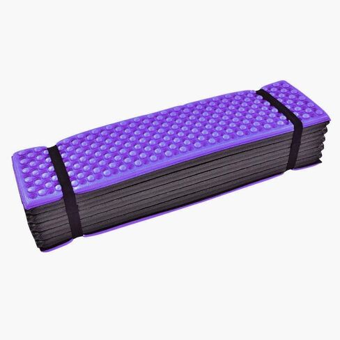 VGEBY1 Outdoor Foam Camping Mat, Outdoor Camping Mat Easy Folding Beach Tent Sleeping Pad Waterproof Mattress for Travelling Camping Hiking(Purple) in Saudi Arabia