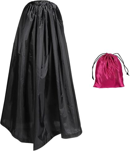 PATIKIL Portable Dressing Room, 1.4M Length Instant Dressing Cover Up Changing Tent Privacy Shelter for Beach Boating Camping Competition, Black in Saudi Arabia
