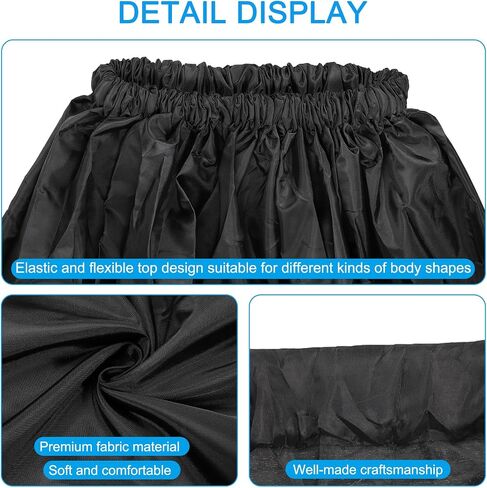 PATIKIL Portable Dressing Room, 1.4M Length Instant Dressing Cover Up Changing Tent Privacy Shelter for Beach Boating Camping Competition, Black in Saudi Arabia