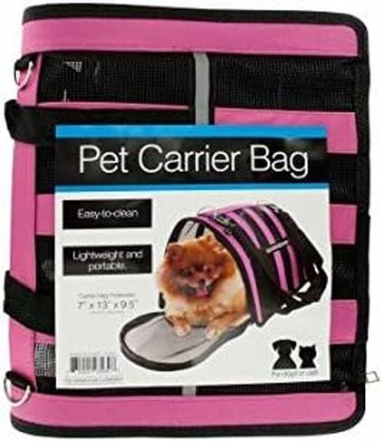 حقيبة حمل الحيوانات الأليفة بفتحات تهوية مع خطوط عاكسة in Kuwait