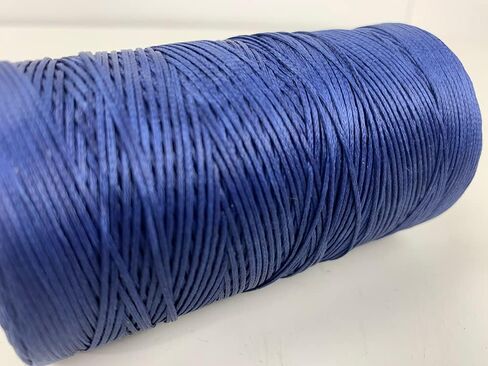 284yrd الأزرق شقة ثوب مشمع 150D 1 مللي متر الجلود الخياطة ثوب مشمع للجلود DIY تجليد الكتب الأحذية إصلاح المشاريع الجلدية الحرفية DIY in Kuwait