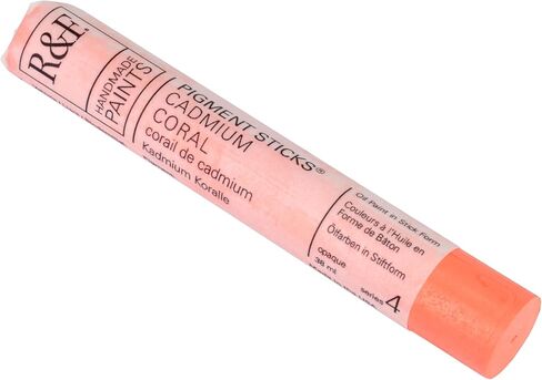 R&F Handmade Paints 214N Oil Pigment Stick 38ml Cadmium Coral in Saudi Arabia