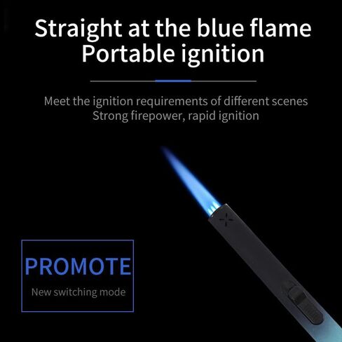 3 قطع من ولاعة شعلة البيوتان، ولاعة شعلة قابلة لإعادة الملء، 7.9 بوصة، ولاعة لهب نفاث قابلة للتعديل، ولاعة قلم طويلة للشواء والشواء والتخييم (الغاز غير متضمن) in Kuwait