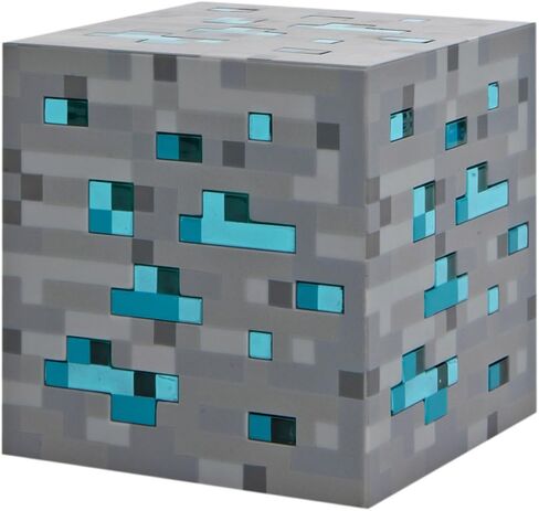 خام الماس الحجري الأزرق المضيء من ThinkGeek Minecraft - من المؤكد أنه سيبقي الخنازير بعيدًا in Saudi Arabia