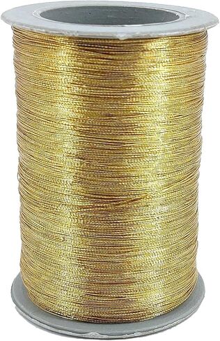 Zari Metallic Threads 0.1 MM (1 Roll) Silver Color for Aari Work Sewing Embroidery Garment Needlework Crafts in Saudi Arabia