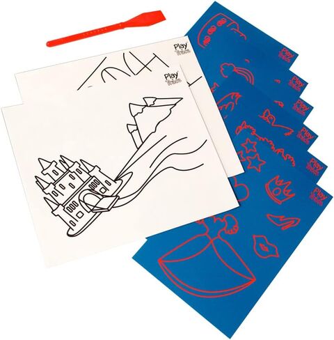 Play n’ Trace Adventures Template Accessory Packs with Tracing Templates, Clings, and Stylus (Play n’ Trace Tracing Board Sold Separately), Space Adventure in Kuwait