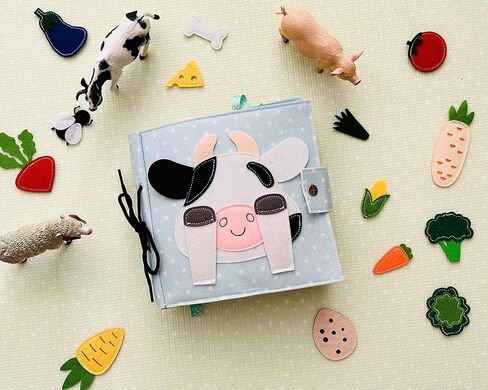 Farmyard Fun Book | Busy Book | Quiet Book | Activity Book | Sensory Book in Kuwait