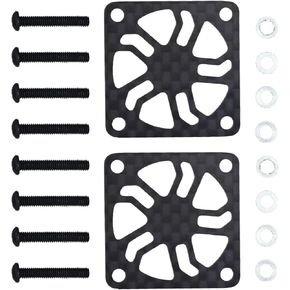 Flylin 2Pcs Carbon Fiber RC Cooling Fan Cover 40 x 40mm with Screw in Kuwait