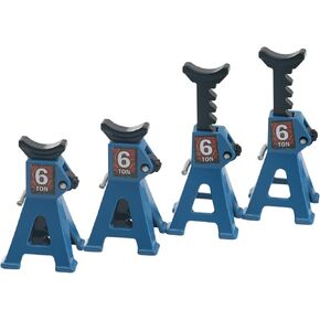 4 Pack 1/24 Adjustable RC Jack Stands, Compatible with Traxxas TRX4M Axial SCX24 AX24 FMS FCX24, Height Range 4-34mm, Ideal for RC Crawler Car Maintenance (Red)