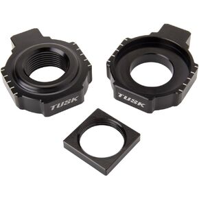 Tusk Racing Axle Blocks Black for 250 SX-F/450 SX-F 2023-2024
