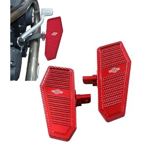 Black 8.5" Long Rider's Mini Floorboard Foot Pedal Pad Fits for Harley Davidson 2017-Before FX Dyna Softail FXDB FXD FXDF FXDWG FXSB FXST FXSTS FXSTSB (Black)