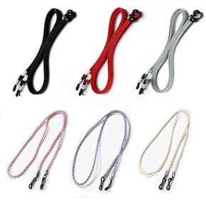 6Pcs Eyeglass Strap, Eyeglass Chain Glasses Lanyard Eyeglasses String Holder Eyeglass Retainer