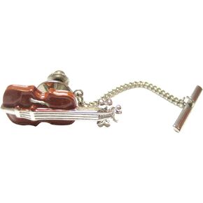 Kiola Designs Colored Violin Music Instrument Tie Tack
