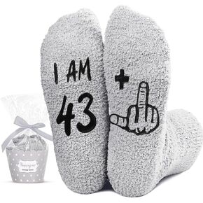 HAPPYPOP 44th Birthday Gifts Ideas for Men - Socks for 44 Year Olds, Best Gifts for 44 Year Old Middle Aged Man