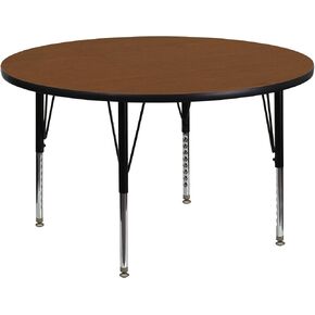 Flash Furniture RND Grey Activity Table, 42"D x 42"W x 25.25"H, Gray
