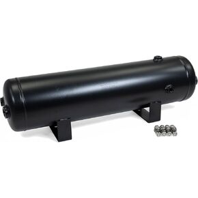 HornBlasters 3-Gallon 7 Port Air Tank - Powdercoat Finish - Two 1/2" NPT & Five 1/4" NPT Ports