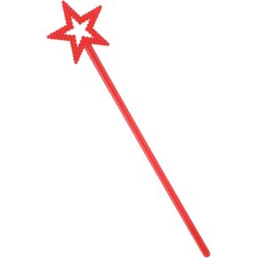 2 Pcs 13 Inch Star Wand Elf Baton Angel Wand Angel Fairy Wand Plating Wand Sticks for Princess Birthday Party Wedding Halloween Christmas Costume Cosplay Dress up Accessories（Pink）