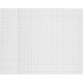 Rebehari 12"x12" Plastic Mesh Canvas Sheets for Embroidery, Plastic Mesh Needlepoint Canvas for Acrylic Yarn Crafting, Make Aquarium Dividers, Knit Crochet Projects, 2Pcs