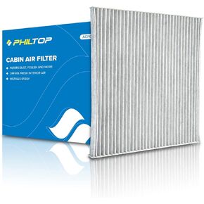 PHILTOP Cabin Air Filter, Replacement for CF12283, Pacifica 2017-2024, Voyager 2020-2023 Premium Cabin Filter with Activated Carbon