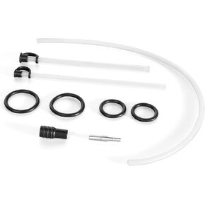 Thorstone New Accessory Kit for Pneumatic/Manual Oil Changer Vacuum Fluid Extractor Pump, 2 Suction Tubes, 1 Long Rubber Hose, Extra O Rings and Connectors