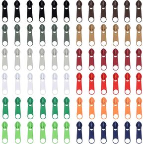 DOITEM 14 Colors Zippers by Yard, 3 mm Zipper 39 Meter 43.5 Yard Nylon Endless Zipper Set with Slider and Zipper