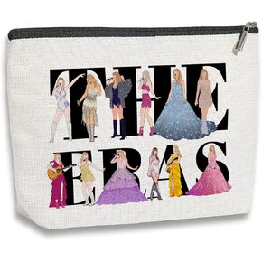 Singer Makeup Bag, Music Lovers Gifts for Women, Friendship Gifts for Women Friends Sister, TS Fans Makeup Bag, Birthday Christmas Gifts for Her