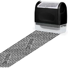 Identity Theft Protection Roller Stamp with Refill Ink - Confidential Roller Stamp Privacy Information Stamp-Identity Theft Protection & Address Blocker