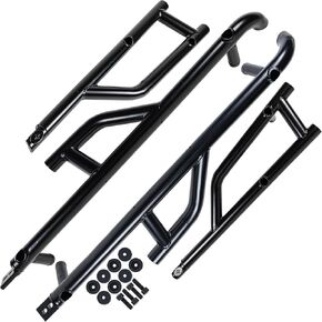 Polaris 2881992 4-Seat Extreme Kick-Out Black Steel Rock Sliders 4 General 1000