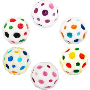 6 Pack Moon Space Ball, Bouncy Balls for Kids, High Bouncing Balls, Jumping Galaxy Ball, Super Bouncy Space Ball Toy