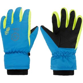 Kids Snow Gloves, 3 Sizes Winter Gloves for Cold Weather, Kids Ski Gloves, Snow Gloves for Kids, Kids Winter Gloves, Kids Gloves Winter for Outdoor, Gloves for Kids for Boys Girls, Snowboarding Gloves